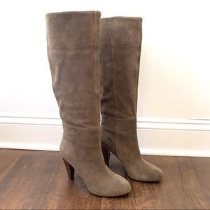 Joie Taupe Suede Boots